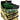 Front view of a Pouch of 25 Pre Rolls with “King Palm” branding, showing a dark green pack with white lettering and a circular logo.