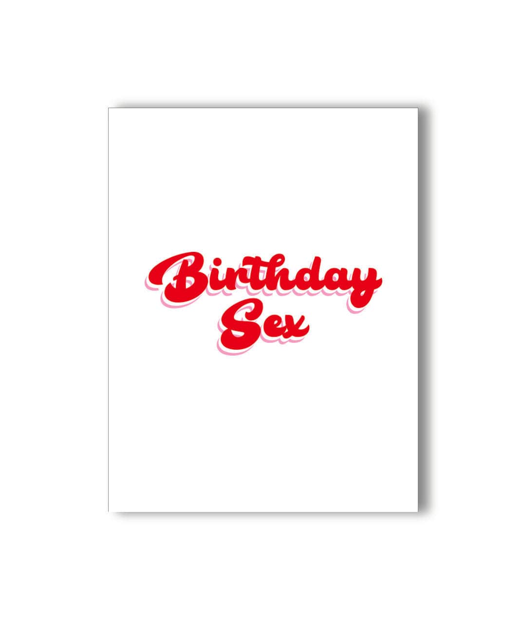 Birthday Sex Card