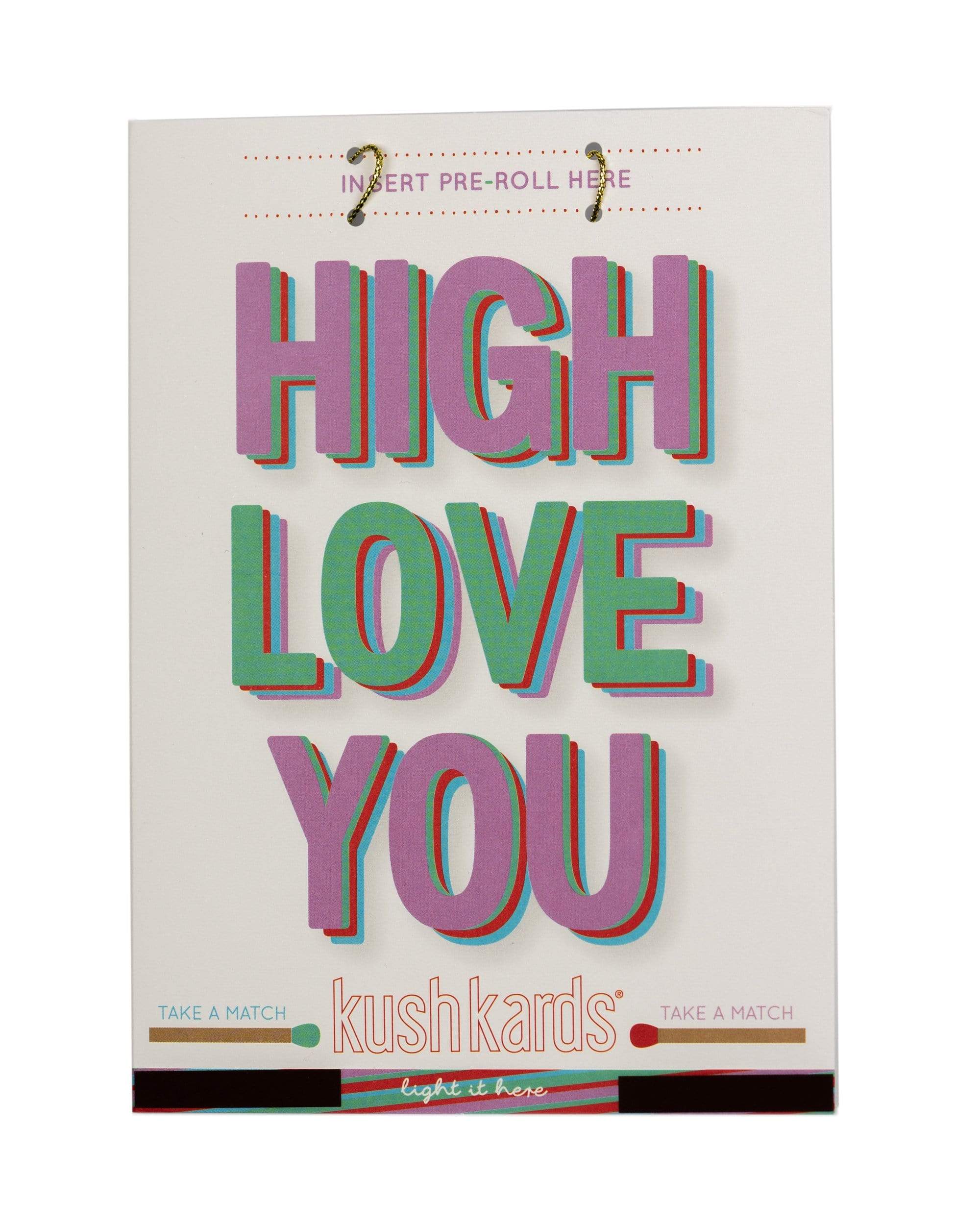 "High Love You" Greeting Card