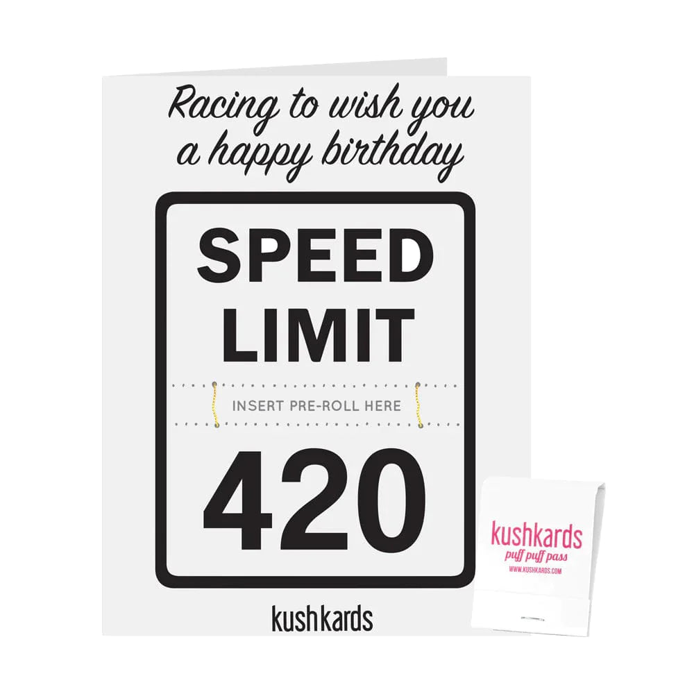 420 Birthday Greeting Card