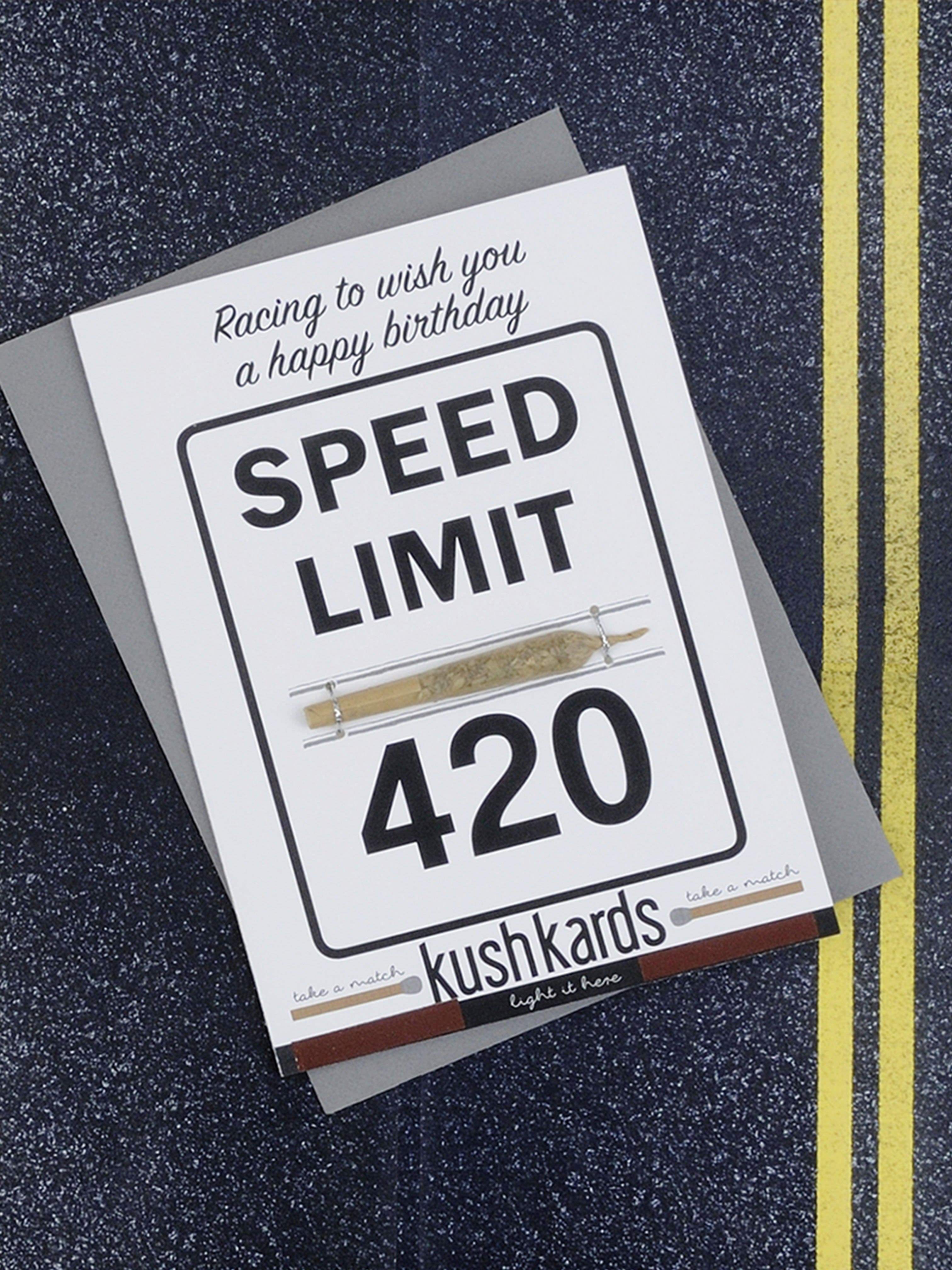 420 Birthday Greeting Card