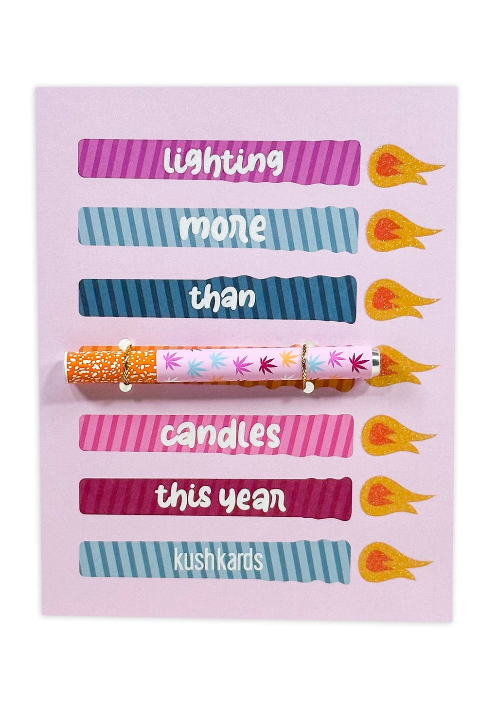KushKards Birthday Candles Greeting Card