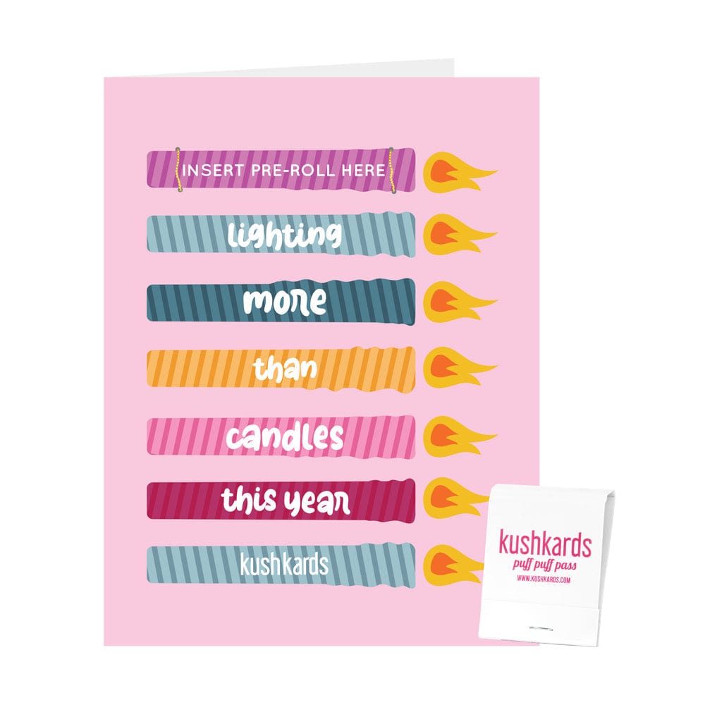 KushKards Birthday Candles Greeting Card
