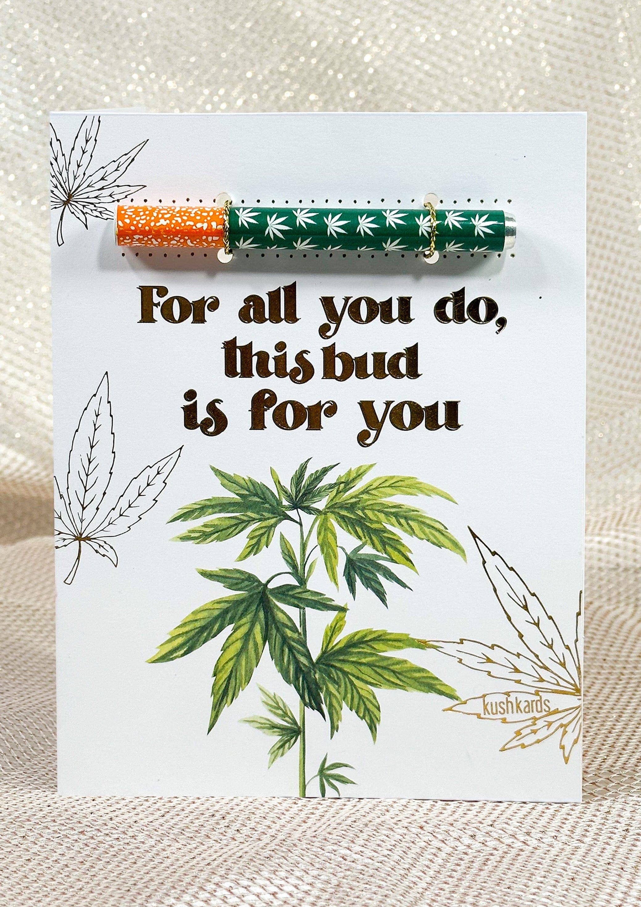 Bud For You Thank You Card