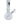 A front view of the Baller Bubble Base Bong, showing the clear glass base and curved neck against a plain white background.
