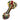 A side view of the Candy Spoon Inside-Out Color Changing Glass Pipe, showcasing its vibrant, swirling color pattern.