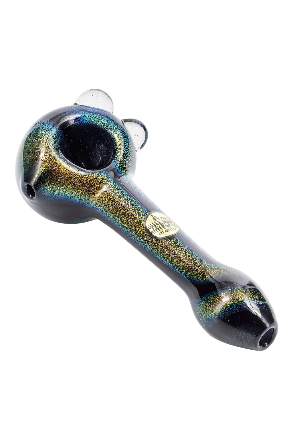 LA Pipes Galactic Storm Full Dichro Spoon Pipe