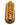 Front view of the Hot Dog Hand Pipe, a colorful ceramic pipe sculpted to resemble a hot dog with mustard.
