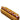 A studio shot of the Hot Dog Hand Pipe, showcasing its realistic hot dog design against a plain white background.