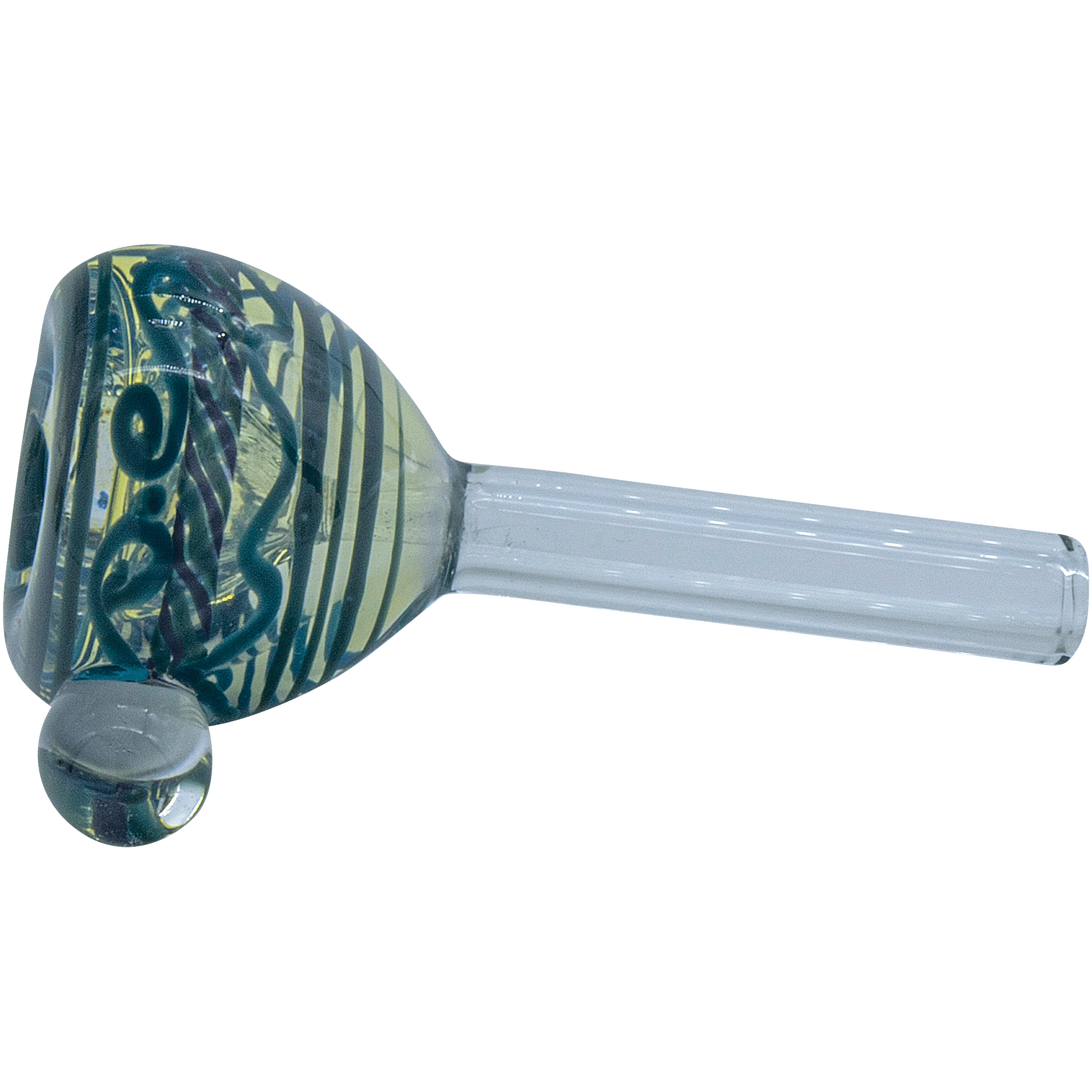 Painted Warrior Pull-Stem Slide Bowl