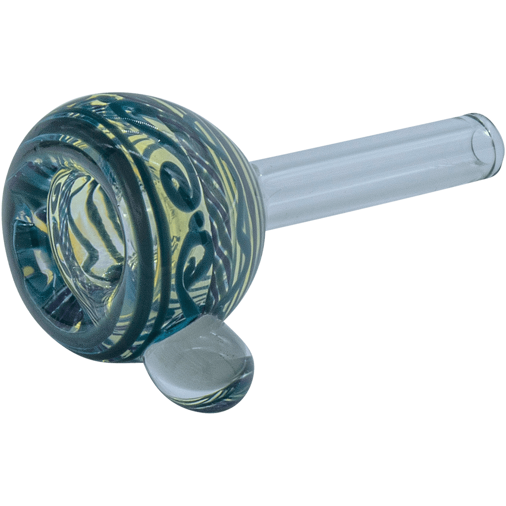 Painted Warrior Pull-Stem Slide Bowl
