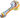 A close-up, angled view of the Rainbow Ripper Spoon Pipe, showcasing its colorful glass swirl design.