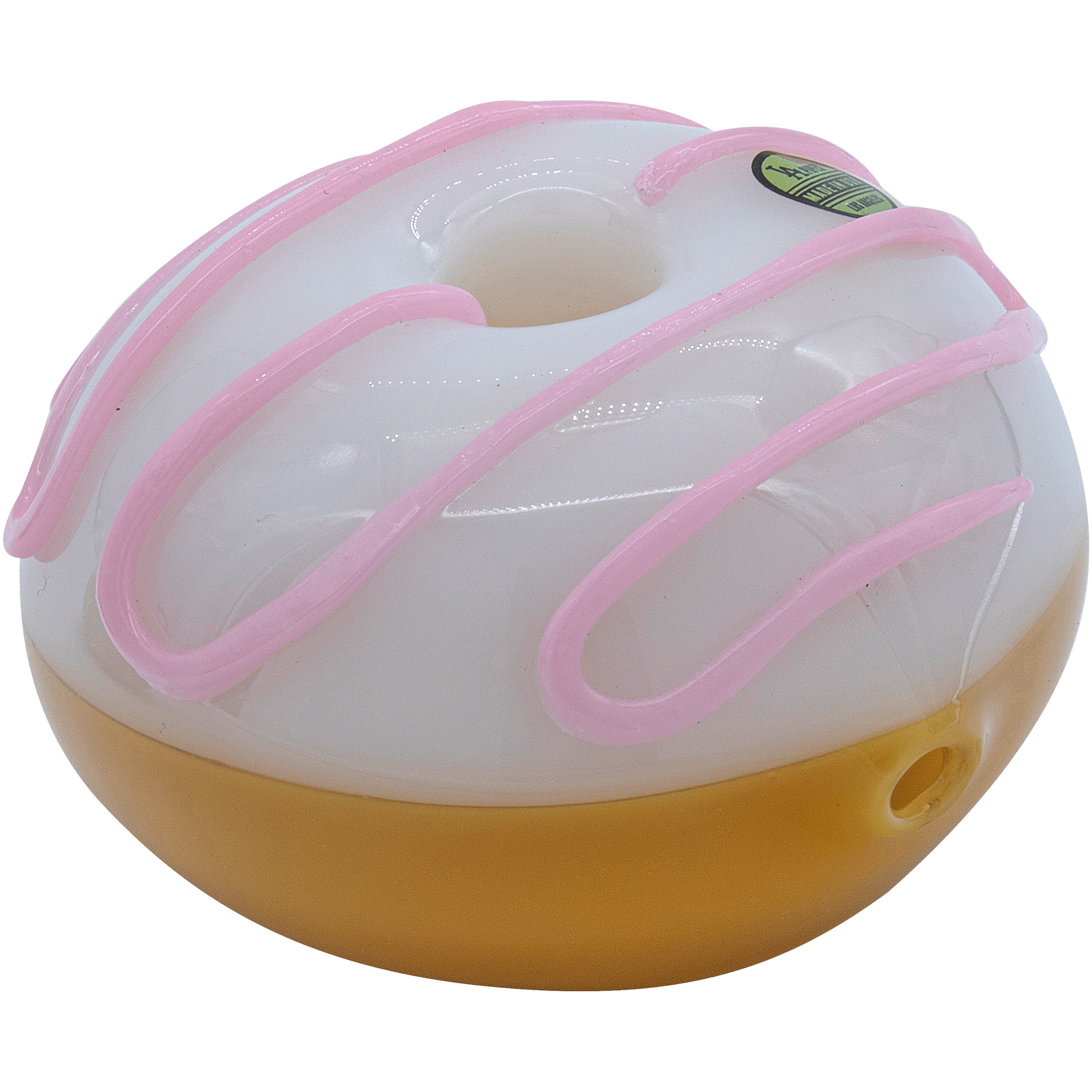 The "Frosted Donut" Glass Pipe