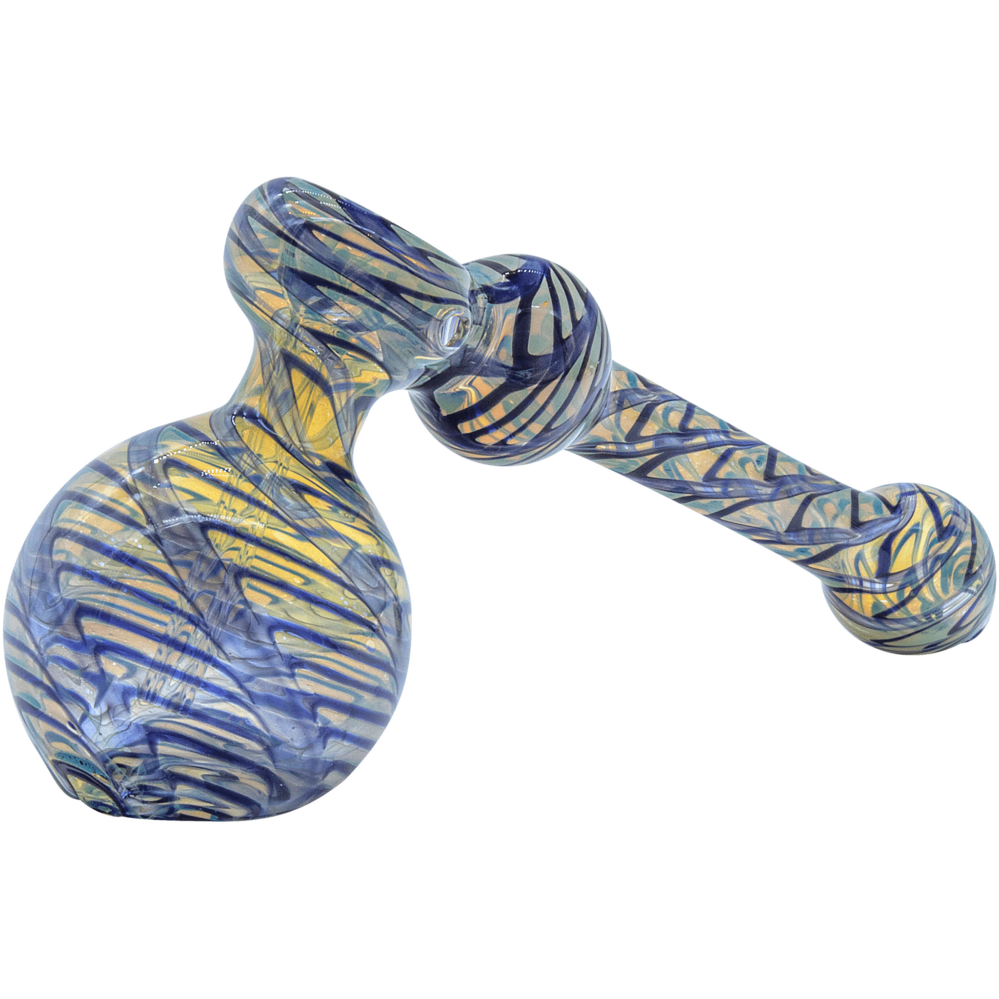 The "Full Rake" Fumed Hammer Bubbler Pipe