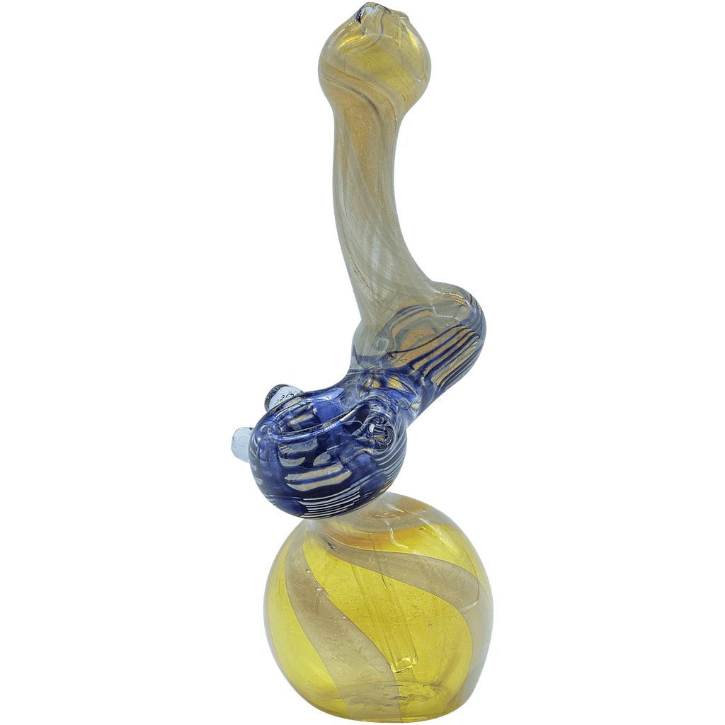 LA Pipes The "Rake Bubb" Fumed Sherlock Bubbler Pipe
