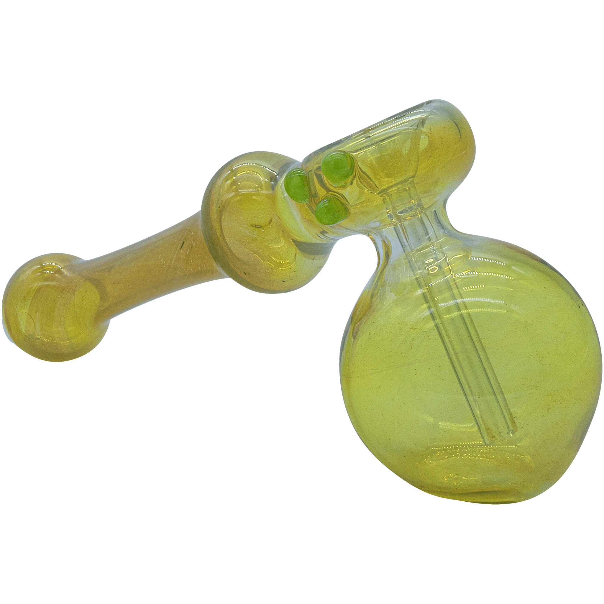 The "Silver Hammer" Fumed Hammer Bubbler Pipe