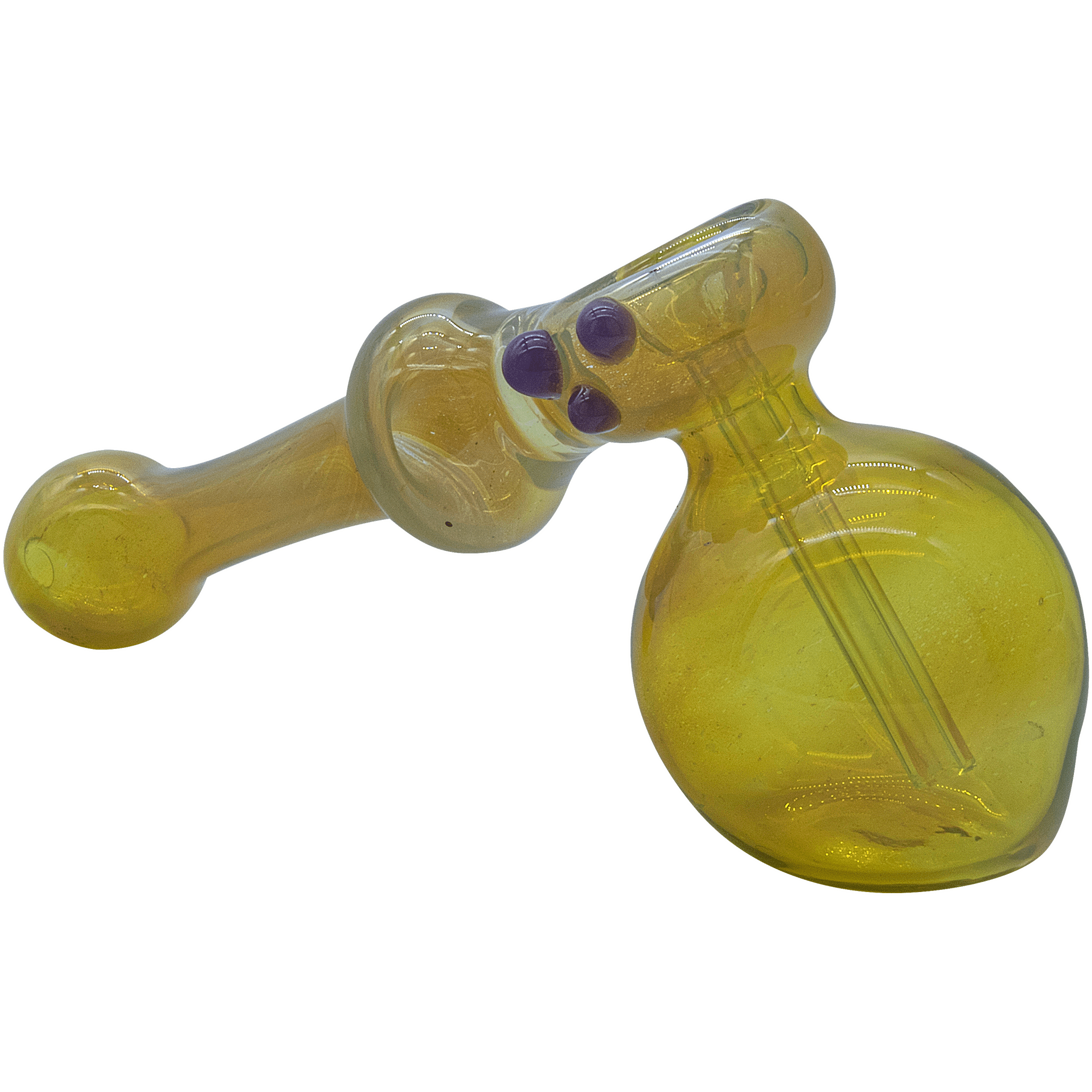 The "Silver Hammer" Fumed Hammer Bubbler Pipe