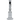 Front view of “The Zig” Straight Zong Style Bong, a clear glass water pipe with a simple, cylindrical shape.