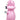 A side view of the Little Piggy Hand Pipe, showcasing its playful pig-shaped design in a vibrant pink hue.