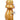 A side view of the Little Piggy Hand Pipe shows a whimsical, pig-shaped ceramic piece with a light-yellow glaze.