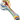 A close-up, angled view of the Rainbow Ripper Spoon Pipe, featuring a colorful, swirled glass design.
