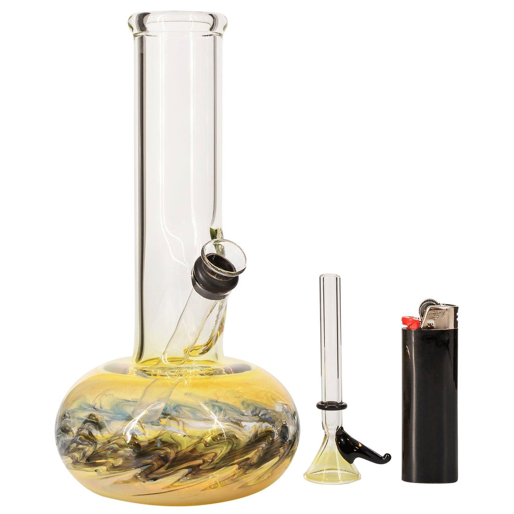 DankStop Raked Fumed Buoy Beaker Bong