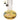 A front view of the Raked Fumed Buoy Beaker Bong, showcasing the subtle fuming and rounded buoy shape of the glass.