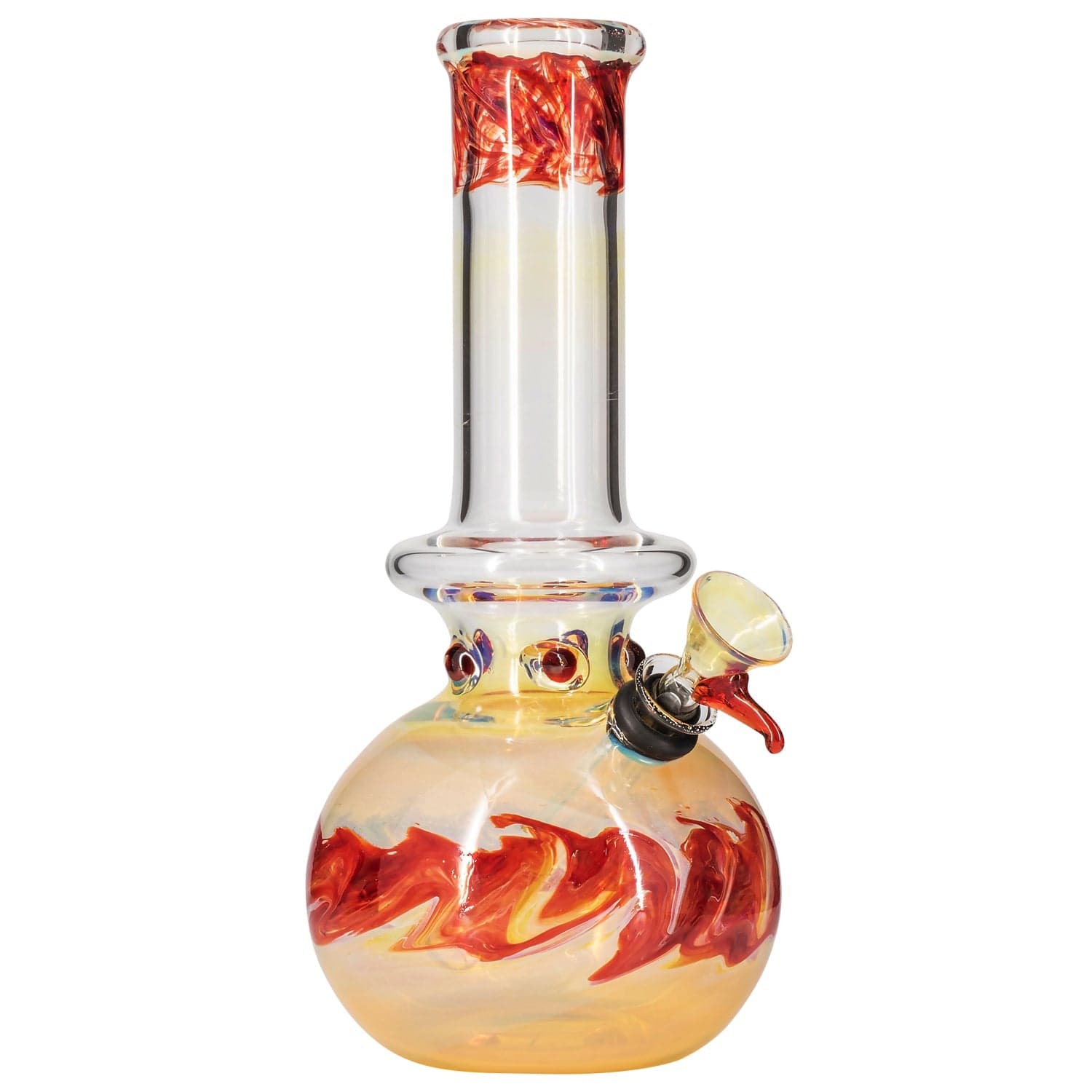 Raked Fumed Bubble Beaker Bong