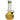 A front view of the Raked Fumed Bubble Beaker Bong, showcasing its rounded form and subtle fume coloring.