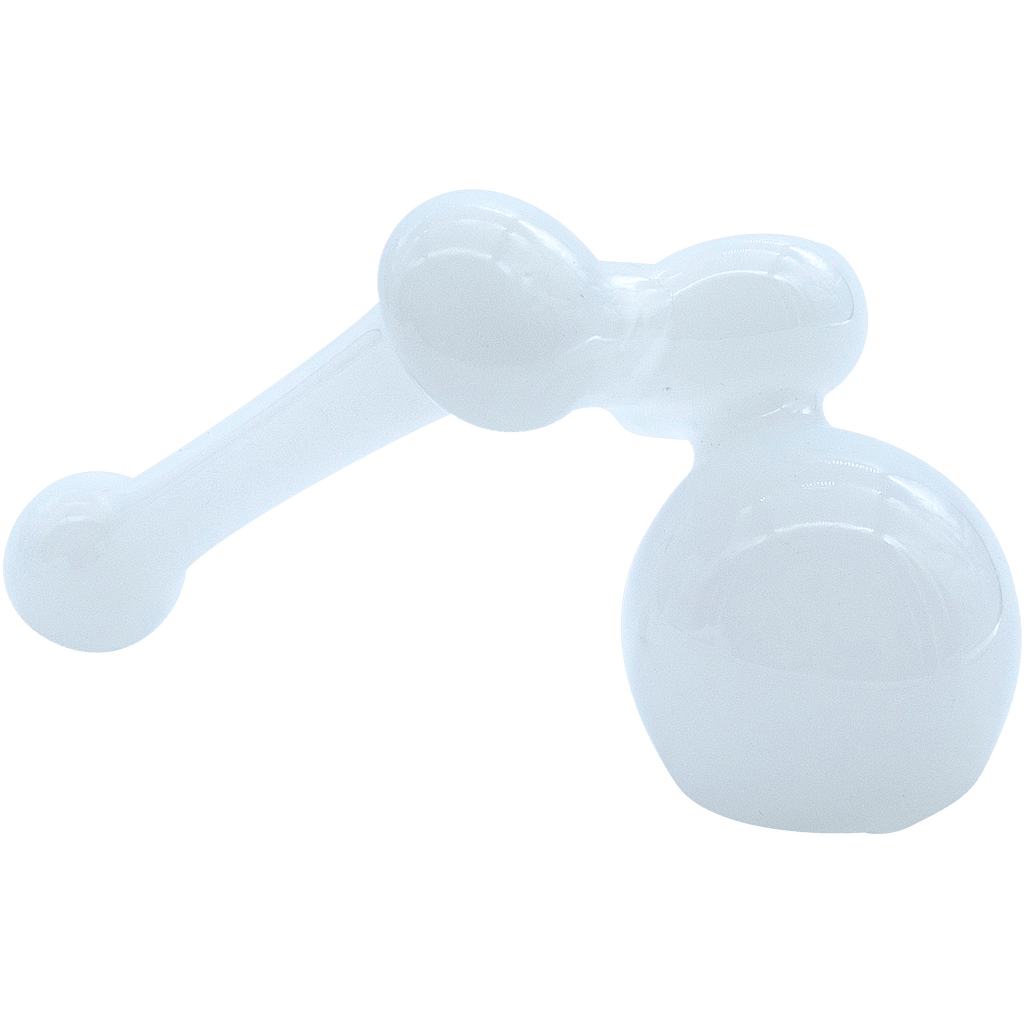 The "Ivory Sidecar" Glass Sidecar Bubbler Pipe
