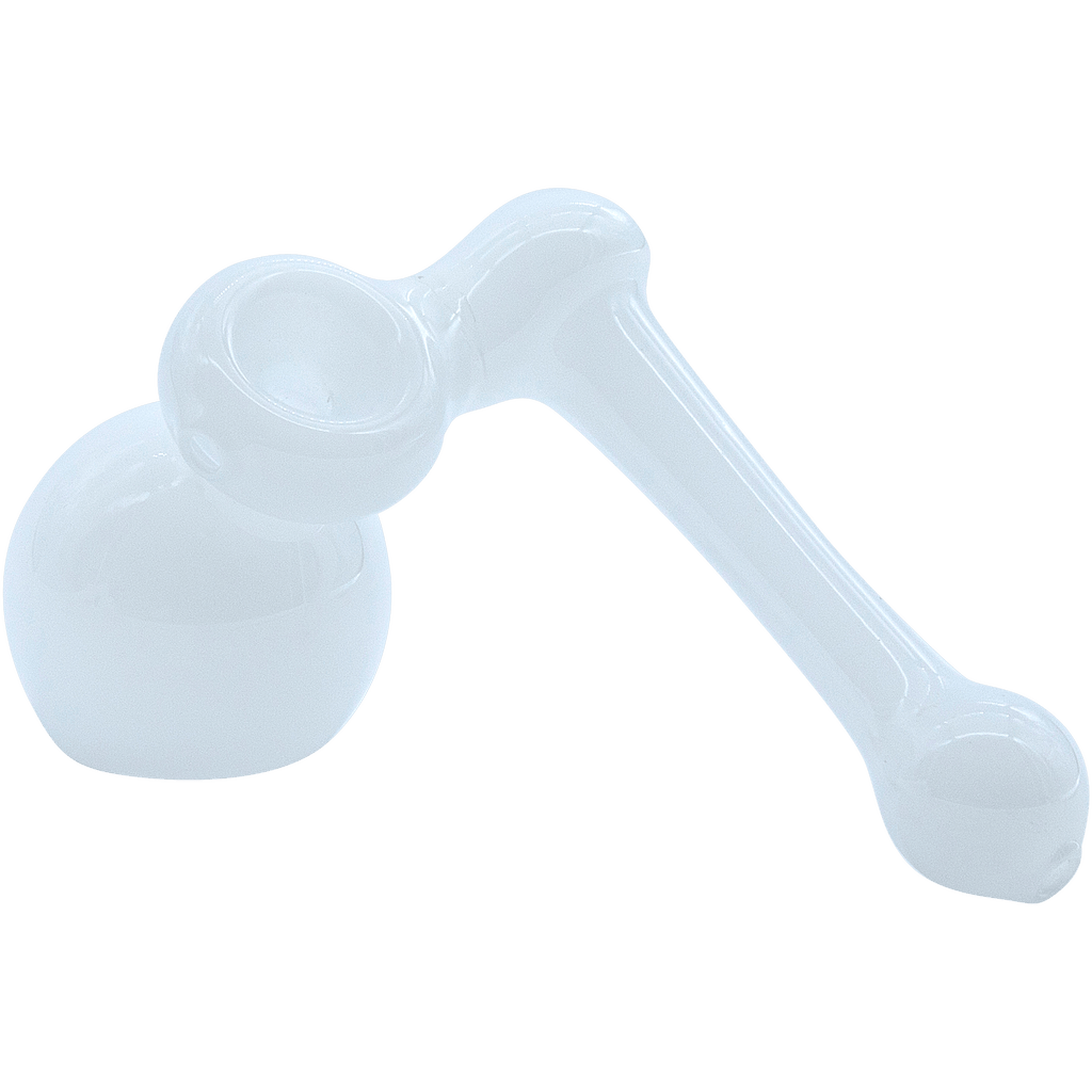 The "Ivory Sidecar" Glass Sidecar Bubbler Pipe