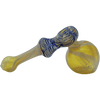 The "Raked Hammer" Fumed Hammer Bubbler Pipe