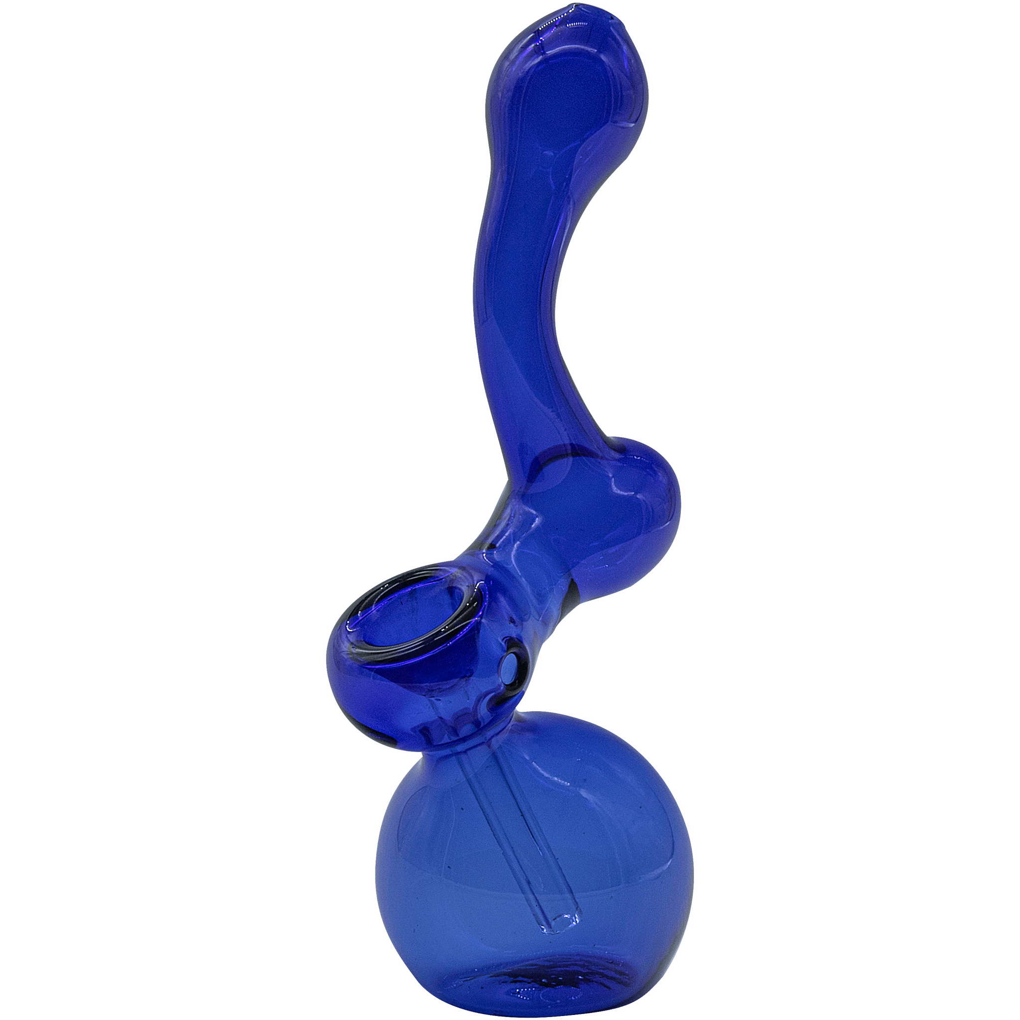 The "Sherbub" Glass Sherlock Bubbler Pipe