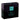 Front view of the Banger XL, a smooth, glossy black object with a simple logo, isolated on a white background.