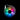 Top-down view of the glossy, tear-shaped Ooze Movez Wireless Speaker 510 Vape Battery with a central ring of multicolored LED lights.