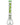 Front view of the 18" 9mm Special Decal Beaker Bong, showcasing a clear glass beaker with a colorful decal pattern.
