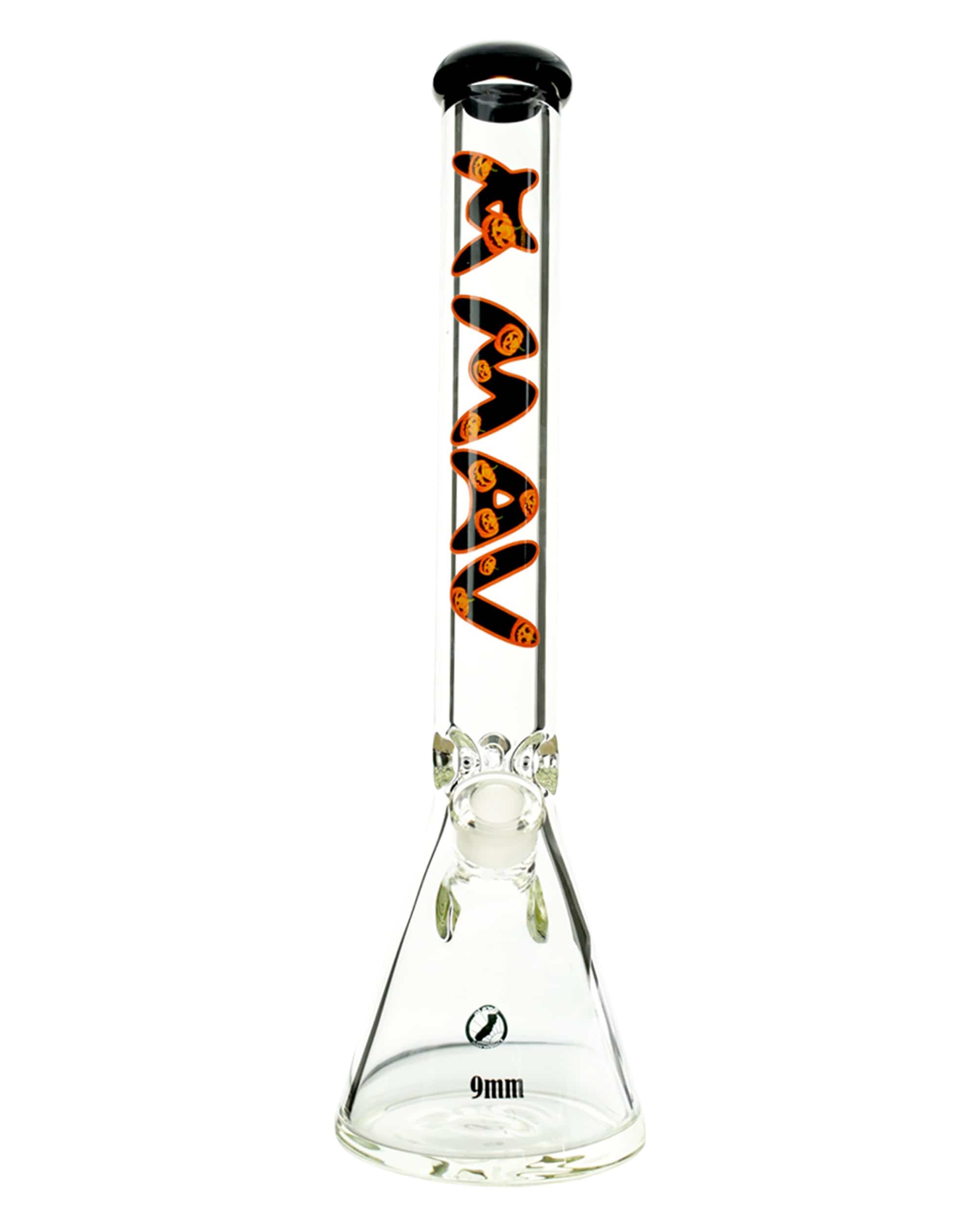 Mav Glass 18" 9mm Special Decal Beaker Bong