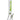 Front view of the 18" 9mm Special Decal Beaker Bong, showcasing a clear glass beaker with vibrant green decal accents.