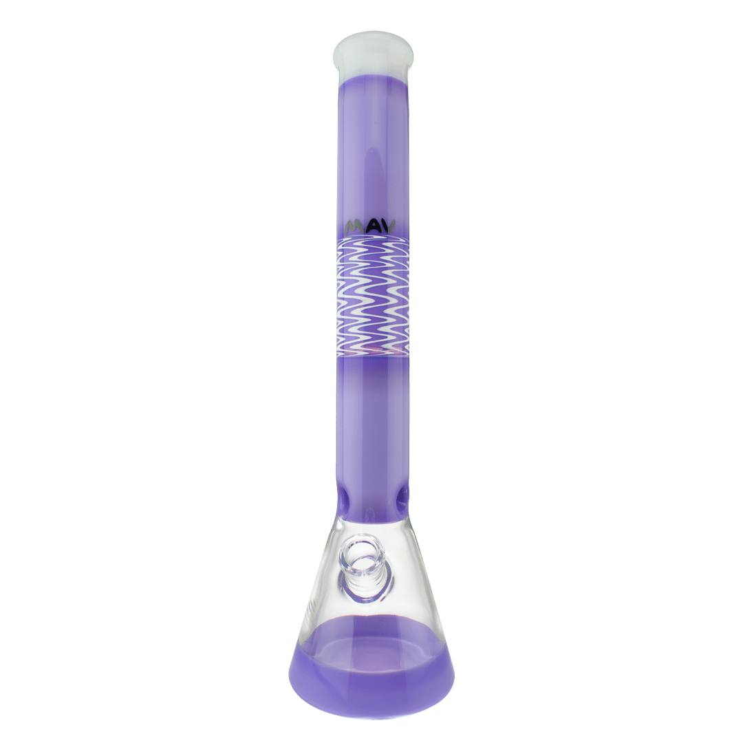 18" Wig Wag Reversal 2 Tone Beaker Bong