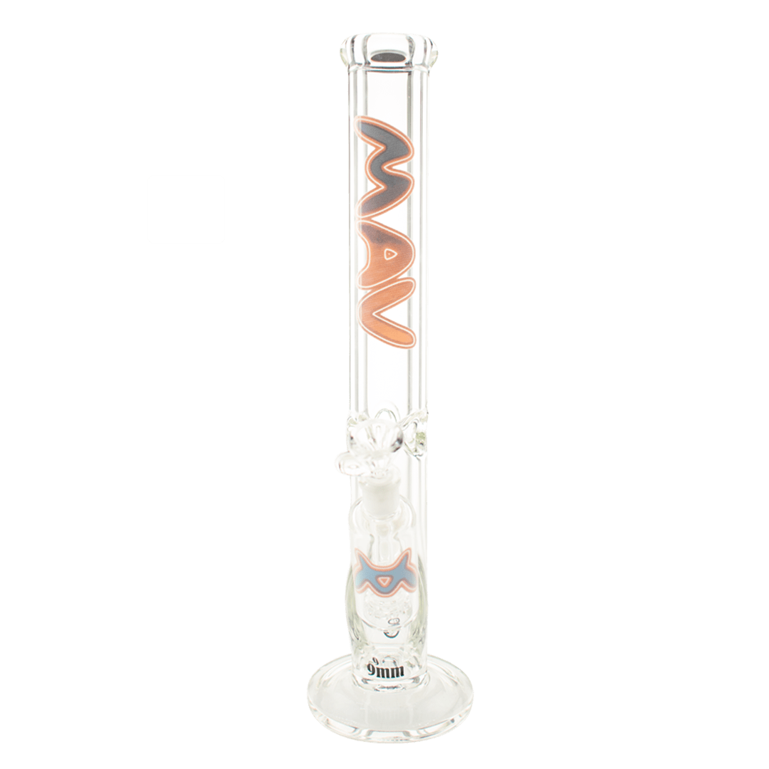 18" Ice Slab Straight Tube Bong + Ash Catcher Combo