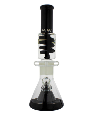 MAV Glass Freezable Coil Slitted Pyramid Beaker