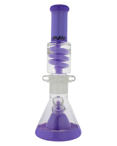 MAV Glass Freezable Coil Slitted Pyramid Beaker