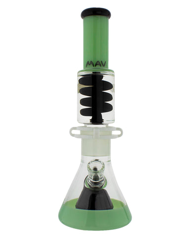 MAV Glass Freezable Coil Slitted Pyramid Beaker