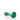 A side view of the Pocket Sherlock pipe, showcasing its curved green glass design reflecting on a glossy white surface.