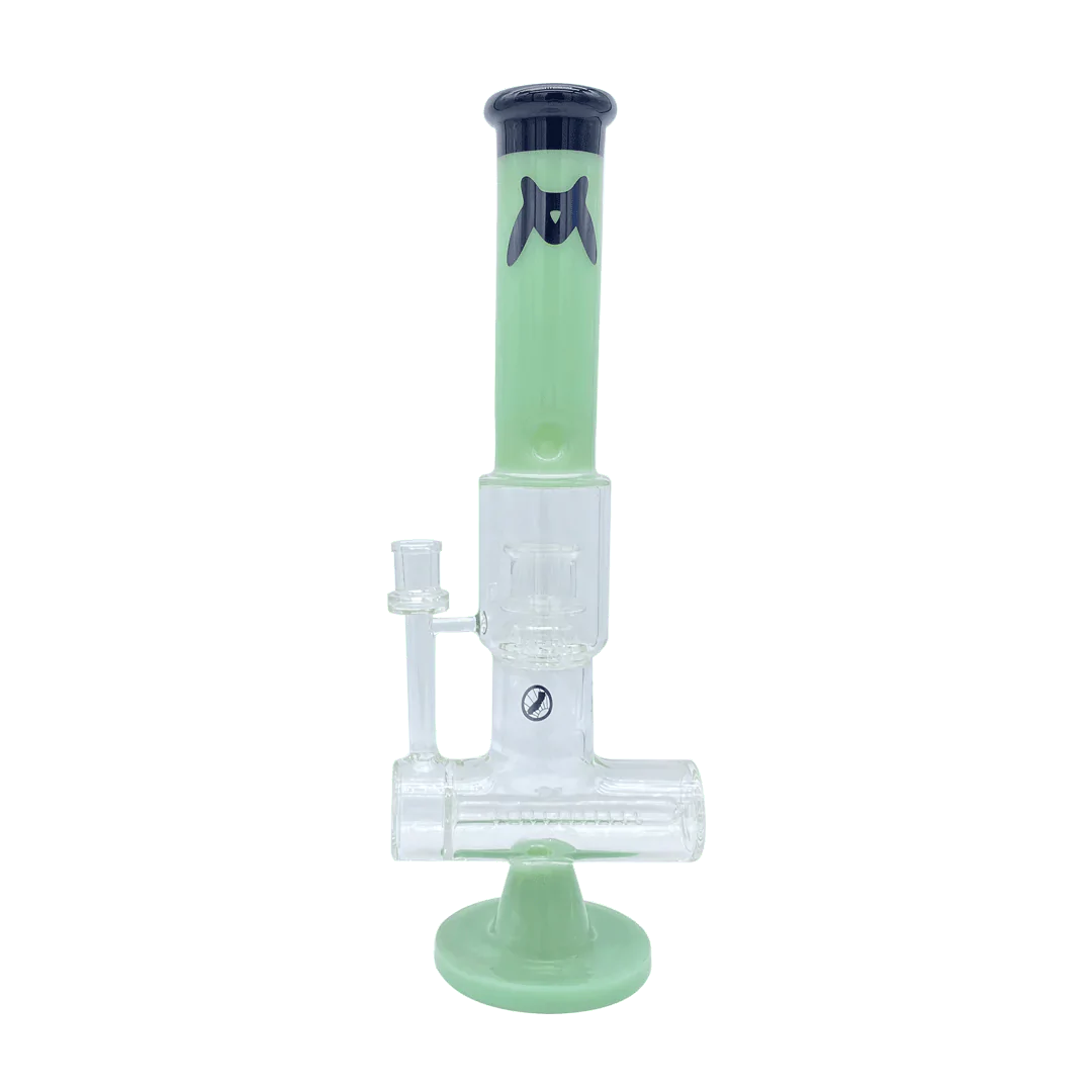 Siltted Inline Rim UFO Perc Bong