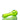 A reflective surface mirrors the green Spoon Pipe, displayed in a side view highlighting its curved design.