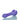 A side view of the Spoon Pipe, showcasing its curved shape and glossy blue finish reflected on the surface below.