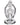 Close-up front view of the clear MJ Arsenal Martian Blunt Bubbler showing its rounded mouthpiece, central joint and reflective base.