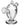 Close-up three-quarter view of the clear MJ Arsenal Martian Blunt Bubbler showing its curved body, flared joint, base and black logo.