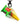 A close-up, angled view of the MouthPeace Original, a colorful, cylindrical attachment with a black hanging loop.